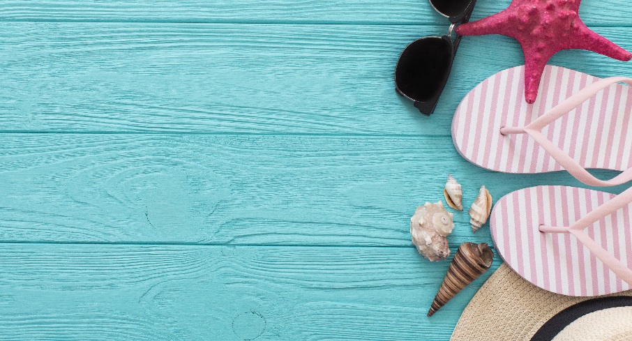 Tong lunettes de soleil et étoile de mer